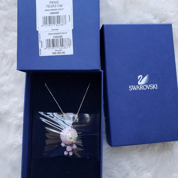 Swarovski Violet Erika Pendant (1084488) - Picture 4 of 4